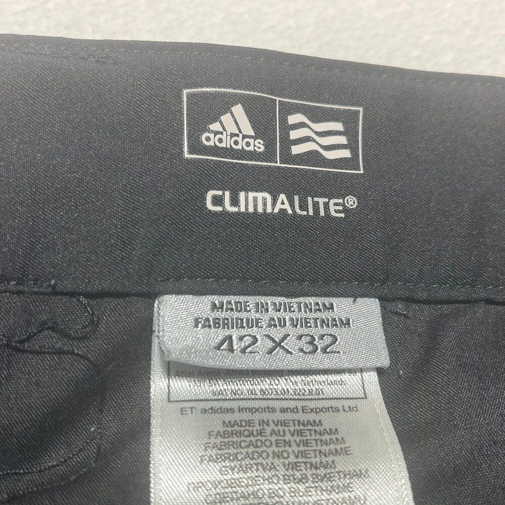 Adidas Black Athletic Pants - Size 42x32 - Picture 4 of 5